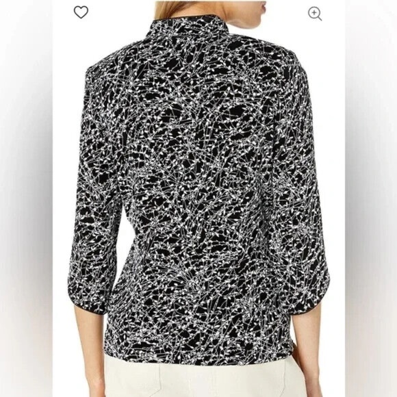 Alex Evenings 3/4 Sleeve Formal Sparkly Twinset - SIZE M EUC - Picture 2 of 9